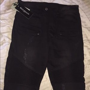 Black Balmain Jeans